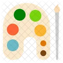 Color Palette Theme Icon