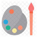 Color Palette Color Plate Paint Icon