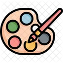 Color Painting Palette Icon