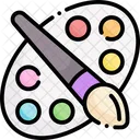 Art Palette Brush Icon