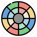Color Palette Color Guide Color Wheel Icon