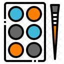 Palette Color Brush Icon