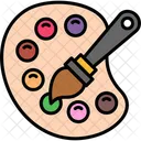 Color Palette Palette Dish Icon