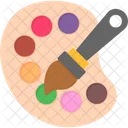 Color Palette Palette Dish Icon