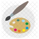 Color Palette Draw Icon