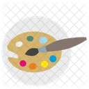 Brush Color Palette Icon