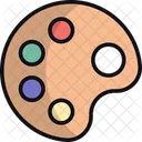 Color Palette Paint Palette Drawing Icon