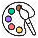 Color Palette Paint Icon