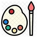 Color Palette Color Plate Paint Icon