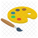 Painting Color Palette Paint Bold Icon