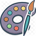 Color Palette Paint Icon
