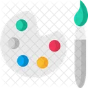 Color Palettem Color Palette Pantone Icon