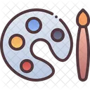 Art Color Palette Icon