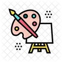 Palette Brush Canvas Icon