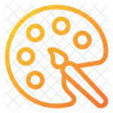 Color Palette Paint Draw Icon