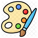 Color Palette Paint 아이콘