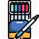 Color Pen Pen Highlighter Icon
