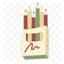 Color Pencils Pencils Art Icon
