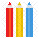 Color Pencils Art Color Icon