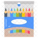 Color Pencils Fine Arts Watercolors Icon