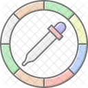 Color Picker Shad Glow Icon