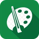 Plate Color Brush Icon