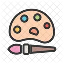 Color Plate Paint Icon