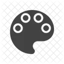 Color Lens Plate Icon