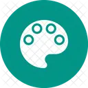 Color Lens Plate Icon