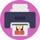 Printing Picture Colorful Icon