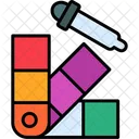 Color Sample Search Colour Icon