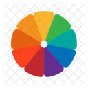 Color Wheels Shaped Color Circles Icon