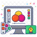 Rgb Color Selection Venn Diagram Icon