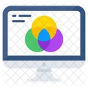 Rgb Color Selection Venn Diagram Icon