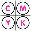 Color cmyk  Icono