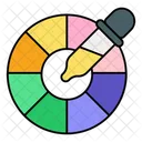 Color Wheel Color Picker Graphic Design Icon
