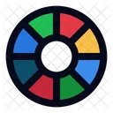 Color Wheel Color Picker Edit Tool Icon