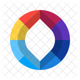 Color Wheel Frame  Icon