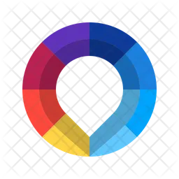 Color Wheel Frame  Icon