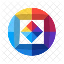 Color Wheel Frame  Icon