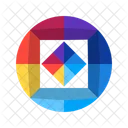 Color Wheel Frame  Icon