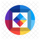 Color Wheel Frame  Icon