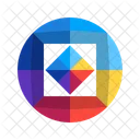 Color Wheel Frame Icon