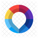 Color Wheel Frame  Icon