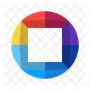 Color Wheel Frame  Icon