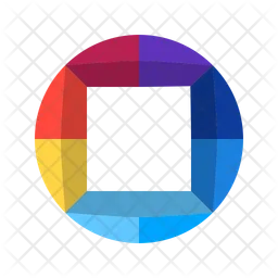 Color Wheel Frame  Icon