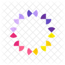 These Shaped Color Circles Are Like Kaleidoscopes For Color Exploration Each Twist Reveals Exciting Combinations And Hidden Color Relationships Shaped Color Circles Are Playful Palettes Perfect For Unleashing Your Inner Artist Explore Unexpected Color Combinations And Discover A World Of Creative Possibilities Imagine A Treasure Trove Of Colorful Gems Each A Unique Hue Shaped Color Circles Are Like These Gems Waiting To Be Arranged Into Stunning Color Schemes Icon