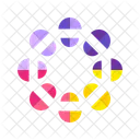 These Shaped Color Circles Are Like Kaleidoscopes For Color Exploration Each Twist Reveals Exciting Combinations And Hidden Color Relationships Shaped Color Circles Are Playful Palettes Perfect For Unleashing Your Inner Artist Explore Unexpected Color Combinations And Discover A World Of Creative Possibilities Imagine A Treasure Trove Of Colorful Gems Each A Unique Hue Shaped Color Circles Are Like These Gems Waiting To Be Arranged Into Stunning Color Schemes Icon