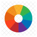 Color Wheels Shaped Color Circles Icon