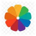 Color Wheels Shaped Color Circles Icon